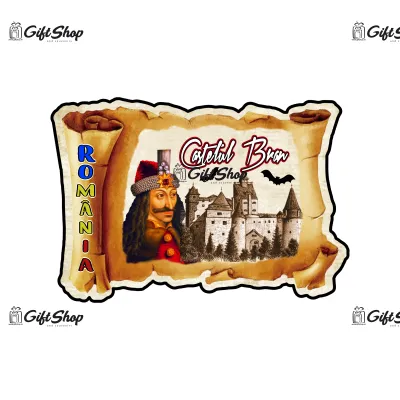 Mgs143-magnet frigider-castel bran ,vladtepes